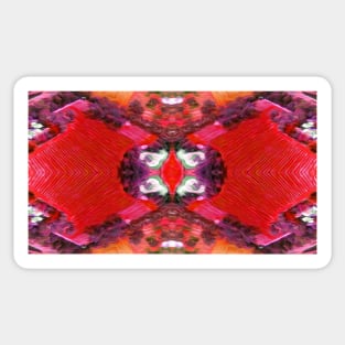 Red Design - by Avril Thomas Sticker